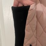 Calvin Klein Women's Diamond Quilted Puffer Vest Ribbed Side High Collar Size M Photo 3