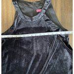 Betsey Johnson VTG  Halter Dress Size 10 Black Velvet Cocktail Party Formal LBD Photo 13