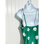 Princess Polly Women's Floral Satin Slip Mini Dress Green Size 6 Photo 7