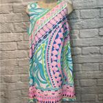 Lilly Pulitzer Narissa Stretch Shift Coco Island #005199 Women's Size 6. Photo 1