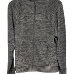 Athleta Zip Up Heather Grey Hoodie Size Medium Cozy Athletic Casual Pockets Photo 0