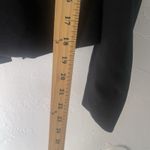 White House | Black Market White House Black Market Women's Size 00 Black Ruffle 2 Button Blazer Jacket Photo 7