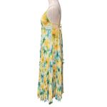 MISA Los Angeles Galeta Sleeveless Maxi Dress in Citron Water Color Size L NWT Photo 5