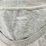 None I’m On The Naughty List Gray Long Sleeve Christmas Tee Size M Photo 4