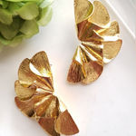 ZARA New!  Fan Earrings Photo 0