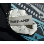 Trimshaper Tankini Top Women's Plus Size 18W Striped Geometric Swimsuit Padded Black Photo 7