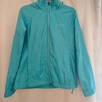 Columbia Teal Blue  Rain Jacket Photo 0