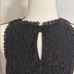 CAbi | Elegant Black Lace Halter Lined Top Photo 5