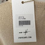 Super Pretty Beige Brand New with Tags Zya The Label Long Sleeve Knit Top Size 4 Photo 3