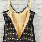 Foxiedox  Hellia Lace A-Line Mini Dress Nude Lining Adjustable Straps Navy S NWT Photo 8