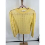Mango MNG Women Yellow Wool Blend Sweater Size Small Photo 2