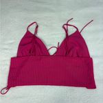 NBD  Fuchsia Lace-Up Bralette Photo 5