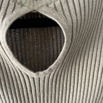 Say What? Cold Shoulder Beige Cutout Sweater Dress Size Small Photo 6