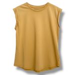 Pilcro by Anthropologie Women’s Relaxed Fit Mustard Sleeveless Tank Top Size M Photo 1