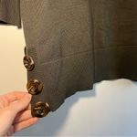 Cable & Gauge Cable & Gauge Army Green Sweater Top Button Sides Womens Size L Large Fall Photo 1