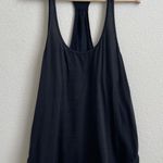 Lululemon Black Stripe 105 F Singlet Scalloped Racerback Seriously Light Tank Photo 3