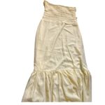 Meshki NWT - Olivette Strapless Chiffon Maxi Dress in Lemon Sherbert- Size M Photo 13