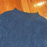 525 America  balloon sleeved mock neck knit sweater large dark teal Photo 3