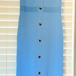 Michael Kors Women’s Stretch Long Knit Tank Dress Blue Size XS TP Photo 0