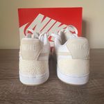 Nike New  Court Vision Low White and Cream Sneakers  (Women) Size 6.5M Photo 3
