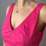 Vineyard Vines V-Neck Fit and Flare Dress Pink Rhododendron Size 4 Photo 2