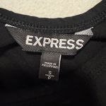 EXPRESS Women’s  Black Sleeveless Dress with Ruffles on the sides Photo 3