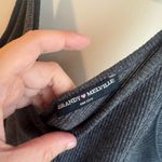Brandy Melville  Dark Grey Ribbed Tank One Size Photo 3