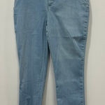 Frank &‎ Eileen Womens The Italian Chino 1975 Light Blue Wash Denim Raw Hem NEW Size 0 Photo 0