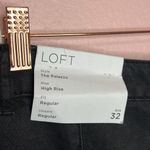 Loft  The Palazzo High Rise Regular Fit Lyocell/Linen Pant. Size 32/14 Photo 7