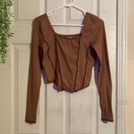 Gilded Intent Brown Top  Photo 2