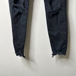 American Eagle Black Distressed Hi-Rise Jegging Crop Jeans Women's 2 Regular Photo 2