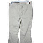 American Eagle Womens Size 16 Light Beige High-Waisted Corduroy Festival Flare Photo 4