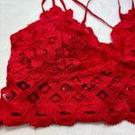 Anemone  Elise Scarlet Lace RED Bralette Size XL‎ NEW Photo 3