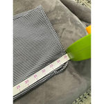 Lane Bryant  The Allie SZ 18 Pants Pinstripe Capris Crop Ankle Blue/Gray‎ & White Photo 6