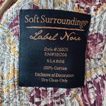 Soft Surroundings  RARE Noir Bedouin Oasis Quilted Tapestry Boho Long Coat XL Photo 5