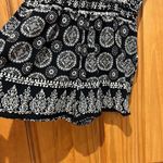Forever 21 Boho Romper Small Black and Beige Shorts Photo 1