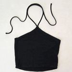 Brandy Melville  Black Halter Neck Top Photo 1
