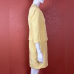 Positive Attitude Yellow Textured Suit Size 6 Photo 6