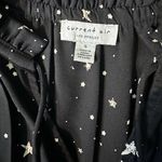 Current Air  Cara Black White Star Print Pleated Tiered Skirt Mini Tank Dress S Photo 12