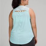 Lululemon Athletica Light Green Sculpt Tank Top Athletic Mesh Cutout Lightweight Photo 1
