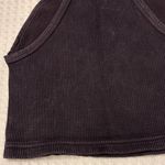 Free People New!  Movement XS/S Happiness Runs Washed Black Crop Top Photo 9