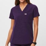 FIGS Scrub Set Purple Jam Size XS top/SP bottoms Style FW100 Photo 1