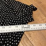 Norma Kamali  Baby Polka Dot Faux
Wrap Slinky S/S Dress Black & White Sz LARGE Photo 4