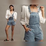 Anthropologie Pilcro Denim Micro Overalls Photo 1