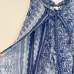 Style & Co Blue And White Printed Pants Photo 2