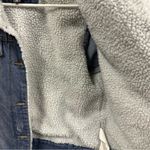 Ashley Vintage Charm Denim Sherpa Lined Distressed Blue Jean Jacket Womens M Size M Photo 6