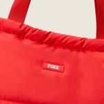 PINK - Victoria's Secret Victoria’s Secret Pink Red Pepper Quilted Puffer Tote Bag Photo 2