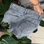 PacSun Eco Medium Blue Ripped Vintage High Waisted Denim Shorts Photo 8