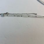 Silver tone snake necklace w/clear rhinestones necklace set of snake earrings Photo 5