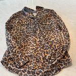 st. john's bay St. John’s Bay Leopard Button Down Shirt Photo 0